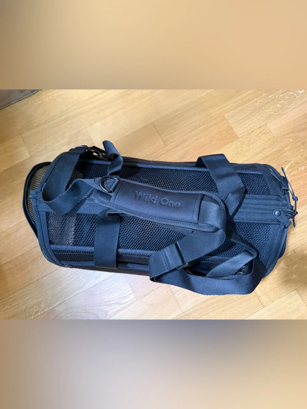 Wild One Black Pet Travel Carrier - Portable Dog Carrier